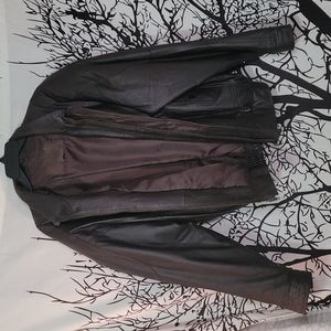Vichen Vintage Brown Leather Jacket